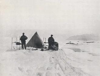 Levicks Kamp Onder Gletsjerspleten, 1912, 1913