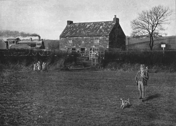 Geboorteplaats van George Stephenson, Wylam, c1900