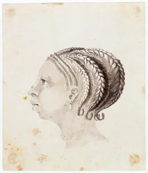 Hoofd van een West-Afrikaanse vrouw, ca. 1775