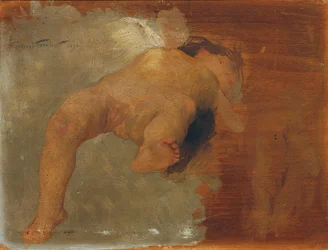 Liggende putto