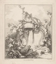 Fontein met panter