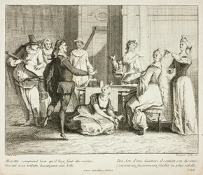 Plaat uit Livre de Scènes Comiques