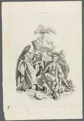 De zintuigen: Aanraking naar Boucher, 1700s