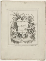 Titelprent Second livre de cartouches