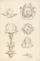 Ontwerpen voor staartstukken: pl. 10
