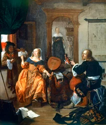 Een muzikaal gezelschap, 1659
