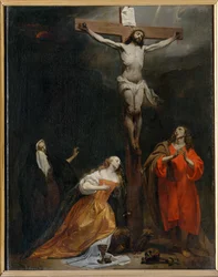 Kruisiging (schilderij op doek)