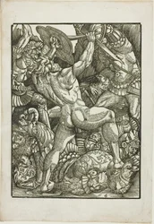 Hercules en de Reuzen, uit Scènes uit het Leven van Hercules