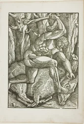 De werken van Hercules: Hercules temt het Erymanthische zwijn