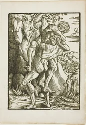 De Werken van Hercules: Hercules en Antaeus