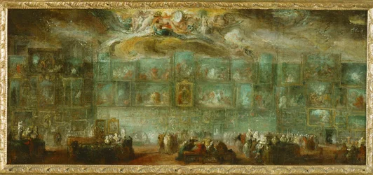 Uitzicht op het Louvre ...