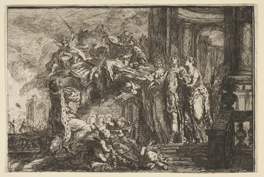 Allegorie op het herstel van de Dauphin, 1752
