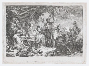 Laban zoekt zijn huisgoden, ca. 1753