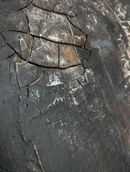 Gebarsten donkere textuur