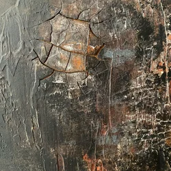 Donker, gebarsten, abstract