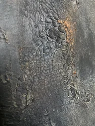 Donkere, gebarsten textuur