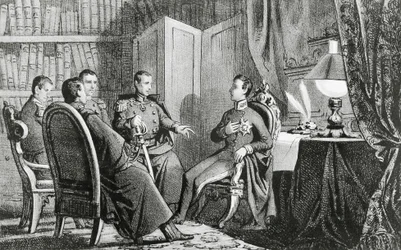 Prins Charles Albert van Carignano (1798-1849) belooft zijn steun aan liberale samenzweerders, 6 maart