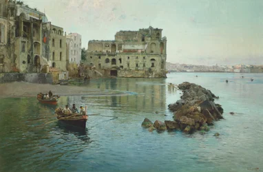 Marina bij palazzo Donn Anna in Napels
