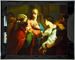 Christus en de vrouw betrapt op overspel