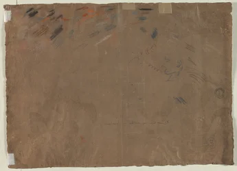 Schets van een Hoofd (verso)
