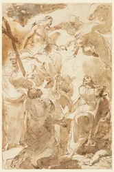 De Drie-eenheid en de Apostelen, St. Petrus en St. Paulus