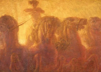 De Triomfwagen van de Zon of Triomf van de Handel, 1907