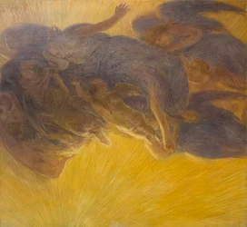 De schepping van het licht, ca. 1913, Gaetano Previati
