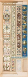 Pilaster Loggia VIII (Versiering met kindergroepen)