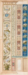 Pilaster Loggia V (Versiering met de mooie ranken)