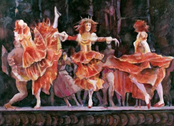Scène uit Romeo en Julia, Royal Ballet, Covent Garden