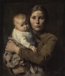 Moeder en kind, ca. 1906