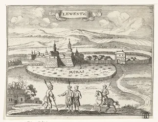 Gezicht op Levice