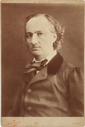 Portret van Charles Baudelaire 1821-1867