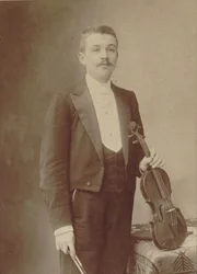 Portret van de violist en componist Henri Marteau 1874-1934