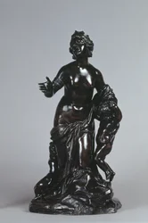 Latona en haar kinderen, Apollo en Diana, ca. 1671 (brons met gelakte patina)