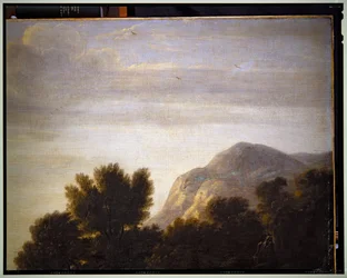Italiaans Landschap (detail), ongedateerd