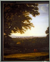 Italiaans Pastoraal Landschap (detail), ongedateerd