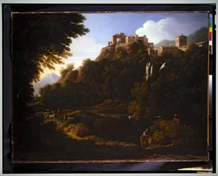 Landschap - Een Waterval in de Romeinse Campagna