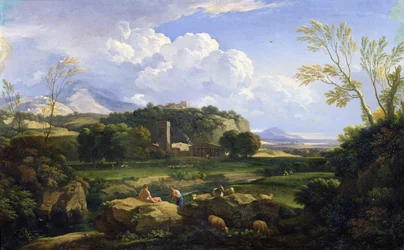 Uitzicht op de Romeinse Campagna