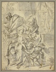 Heilige Familie met de jonge Johannes de Doper