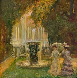 Les Grandes Eaux A Versailles LAllee DEau, ca. 1908