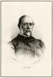 Portret van Emile Templier (1821-1891), medewerker van Louis Hachette (1800-1864), verantwoordelijk voor de productie van 