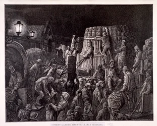 Covent Garden Market - Vroeg in de ochtend, 1872