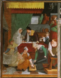 Geboorte van Maria en Annunciatie aan St. Anna en St. Joachim