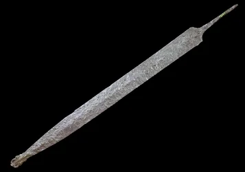 Kunst van Gallië: IJzeren Speer, IJzertijd (400 v.Chr.). Museum van Oudheden, Saint Germain en Laye