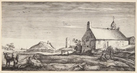De nieuwe kerk bij Muiderberg