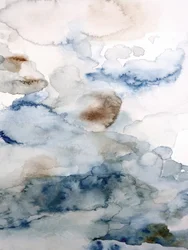 Blauwbruine abstracte lucht