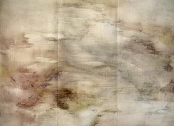 Ingetogen abstract landschap