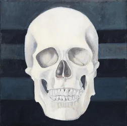 Het is niet zwart-wit, 2016 (olieverf op doek)