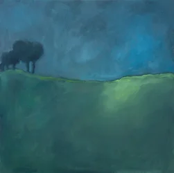 Landschap, 2019 (olieverf op doek)